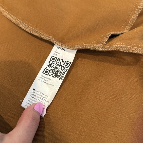 Amazon Camel Faux Suede Button Up Jacket - Picture 7 of 7